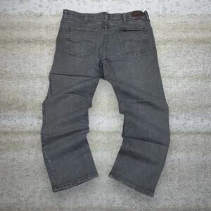 Vintage Y2K Lee Jeans 38x29 Regular Straight Leg Fit Hazel Brown Wash Denim